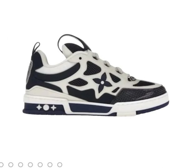 LV Skate Sneaker Black-White