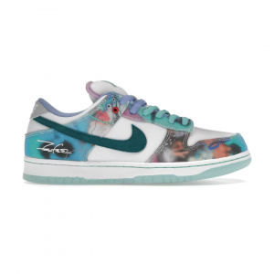 SB Dunk Low, futura laboratories bleached aqua