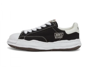 Maison Mihara Yasuhiro Blakey Sole Canvas, low black white