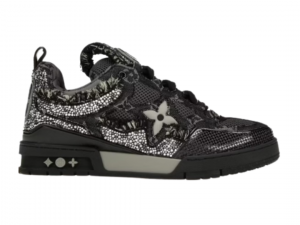 LV Skate Trainer Black, swarovski monogran
