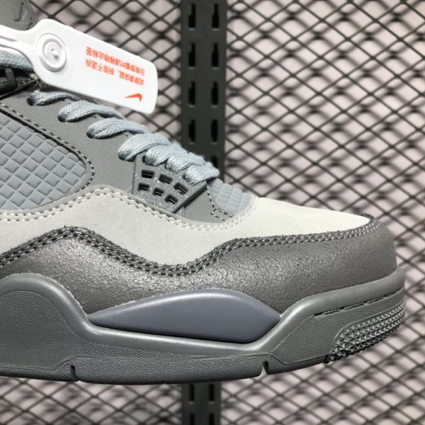 Air Jordan 4 Retro SE Paris Olympics, smoke grey - Imagen 5