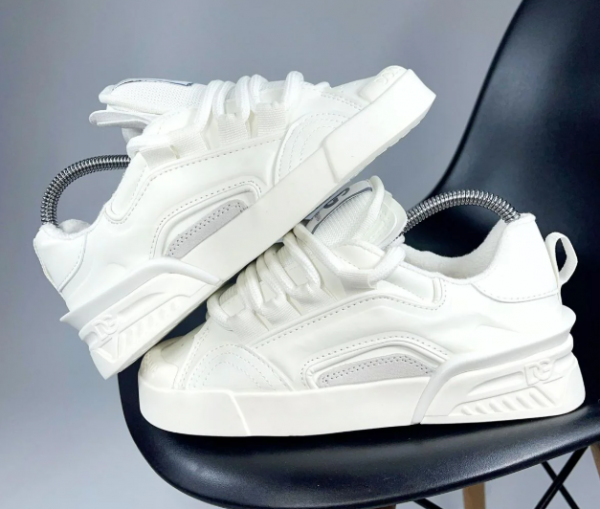 DG, lace up white snk - Imagen 5