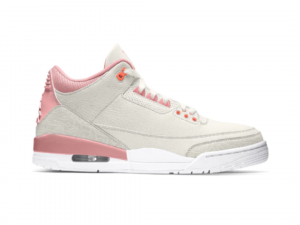Air Jordan 3 Retro WMNS, sail/rust pink