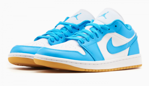 Air Jordan 1 low, white-blue - Imagen 4