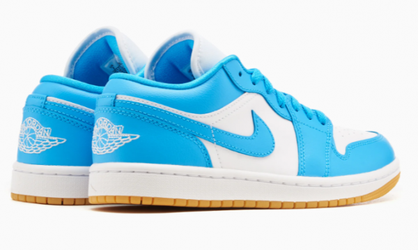 Air Jordan 1 low, white-blue - Imagen 3