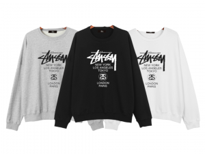 STUSSY 543, grey-black-white