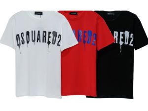 DSQUARE2 R152, white-red-black