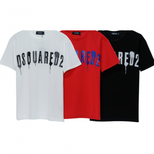 DSQUARE2 R152, white-red-black