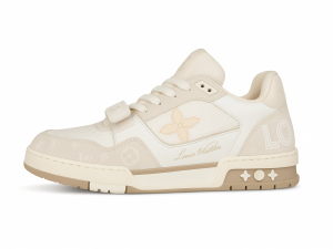 LV Sneakers, white-beige