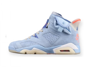 Air Jordan 6 x Travis Scott British Khaki Blue