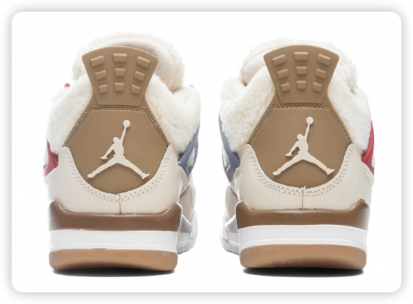 Air Jordan 4 Retro, pearl white/dark driftwood - Imagen 2