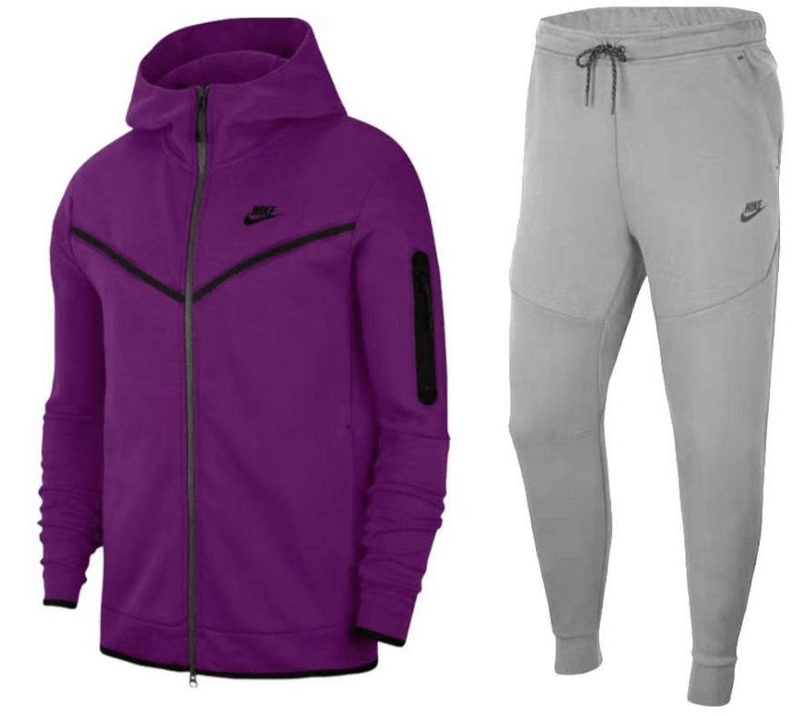 NIKE Tech, purple-black-grey - Imagen 3