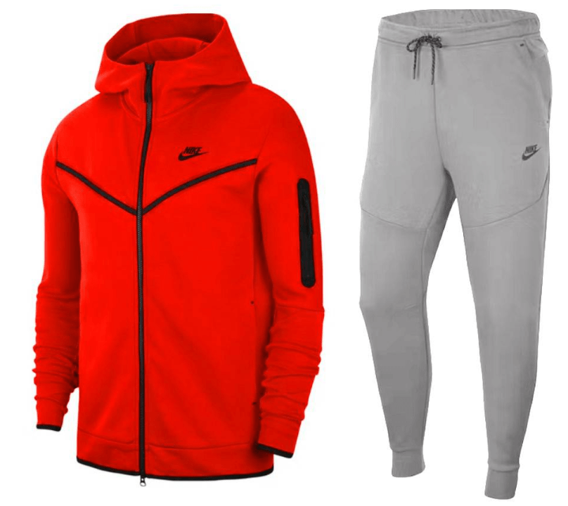 NIKE Tech, red-black-grey - Imagen 2