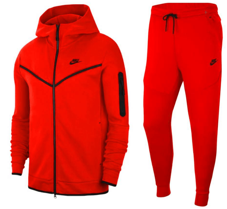 NIKE Tech, red-black-grey - Imagen 3