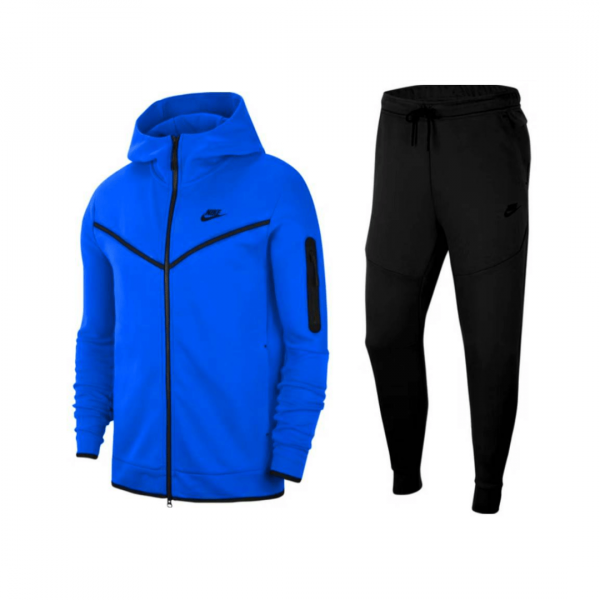 NIKE Tech, blue-grey-black