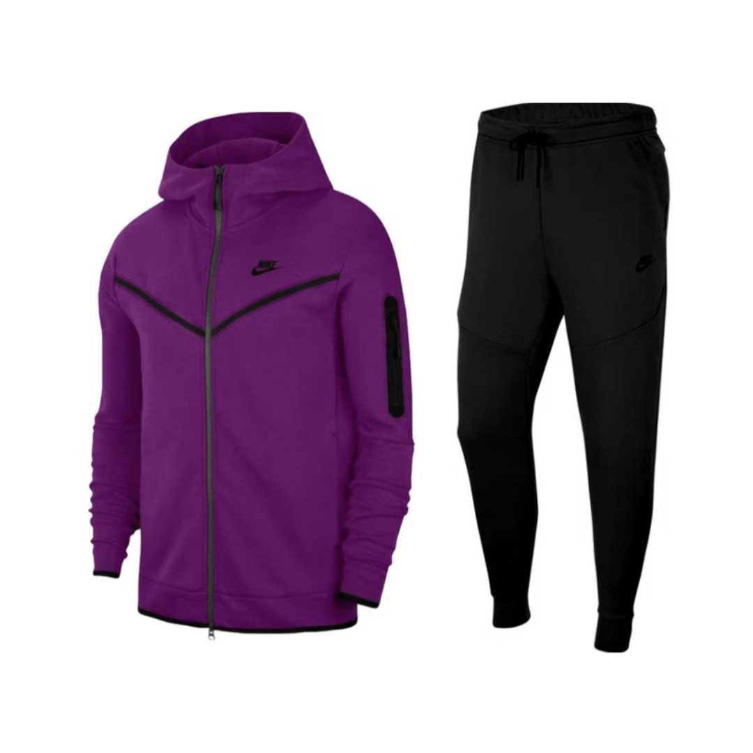 NIKE Tech, purple-black-grey