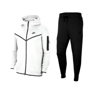 NIKE Tech, white-black