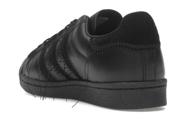 Y-3 SUPERSTAR, total black - Imagen 4