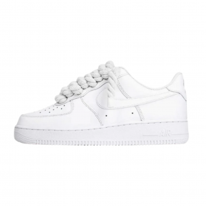 Air Force 1 low, rope laces white