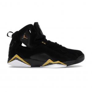 Jordan True Flight, black white metallic gold